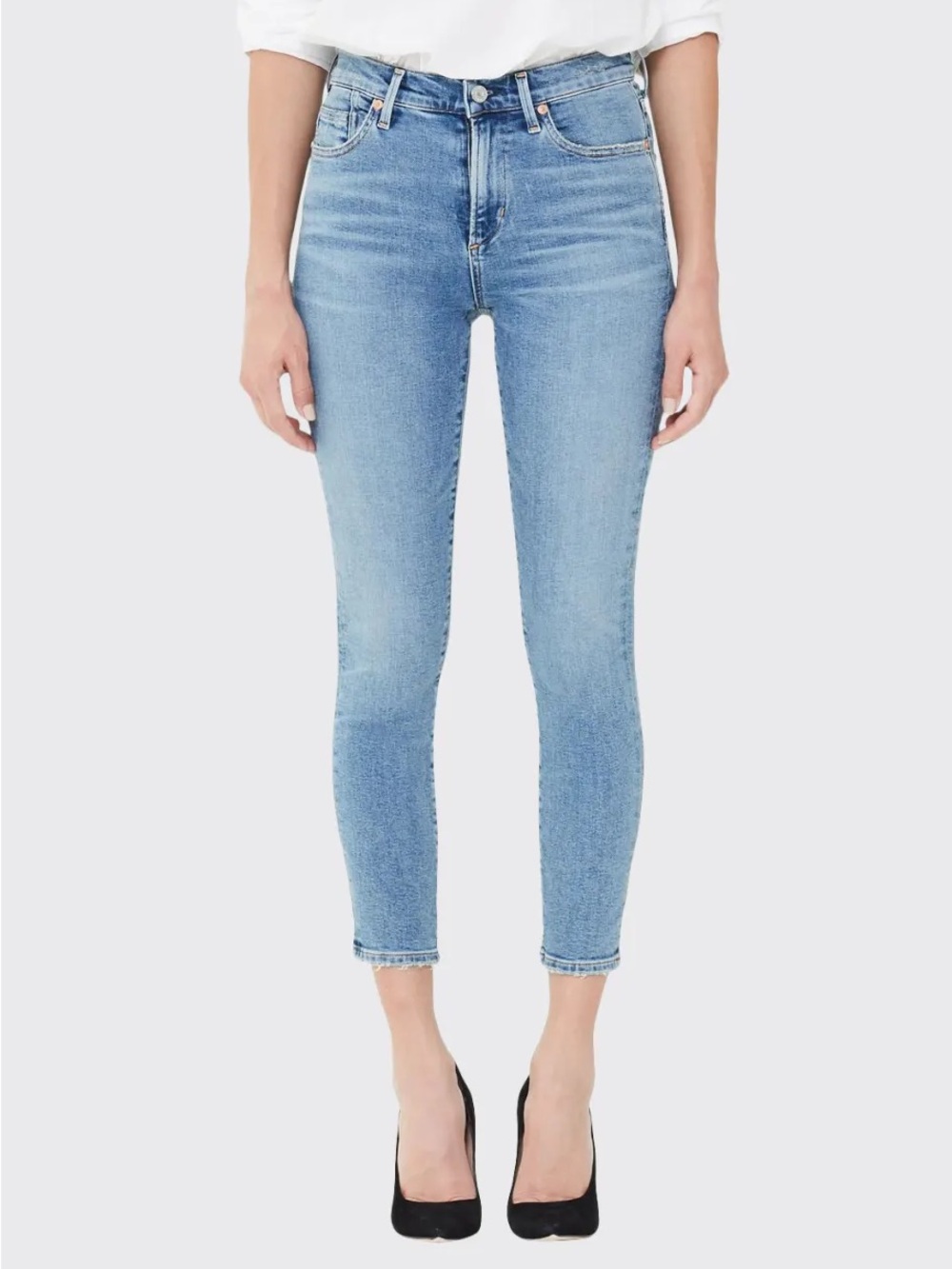 Citizens of Humanity Rocket Crop High-Rise Skinny Jeans